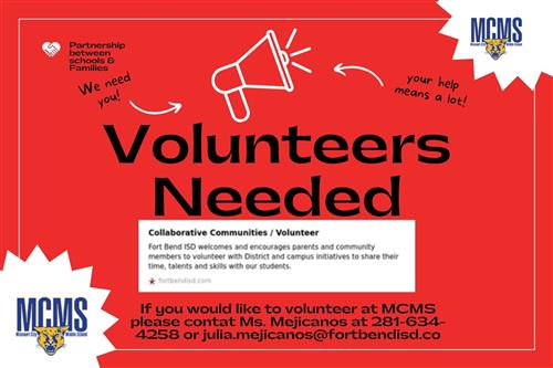 Volunteers Needed